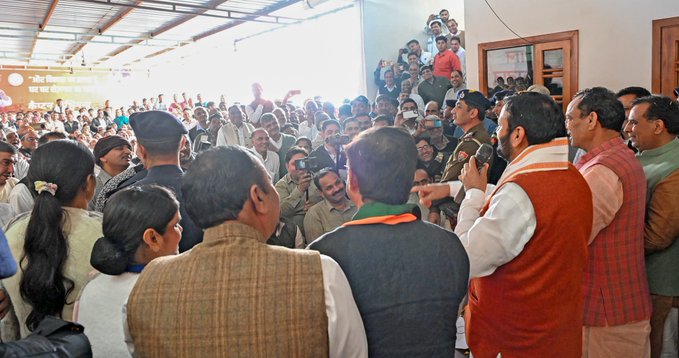 : Haryana CM Nayab Saini Receives Warm Welcome in Narnaund Assembly, Secures Strong BJP Support