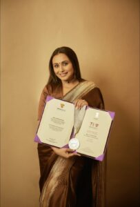 Rani Mukerji Dedicates National Award Win to Late Father