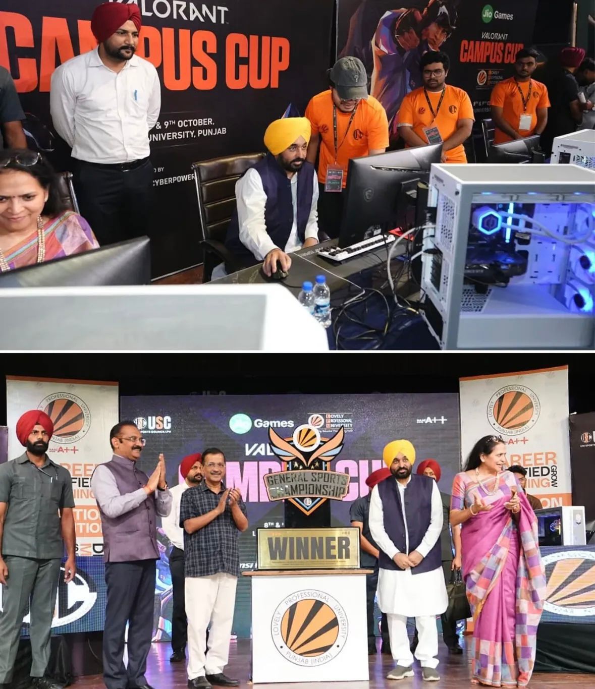 Arvind Kejriwal and CM Bhagwant Mann Participated in LPU’s ‘One India Fest’, Grand Display of Indian Cultural Unity