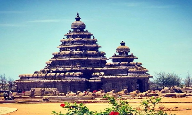 Shore Temple at Mahabalipuram in Tamil Nadu