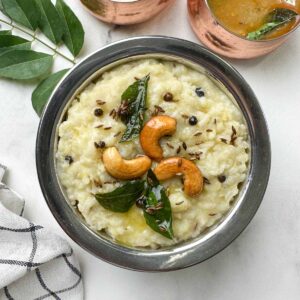 Ven Pongal (Pongal with flavor)