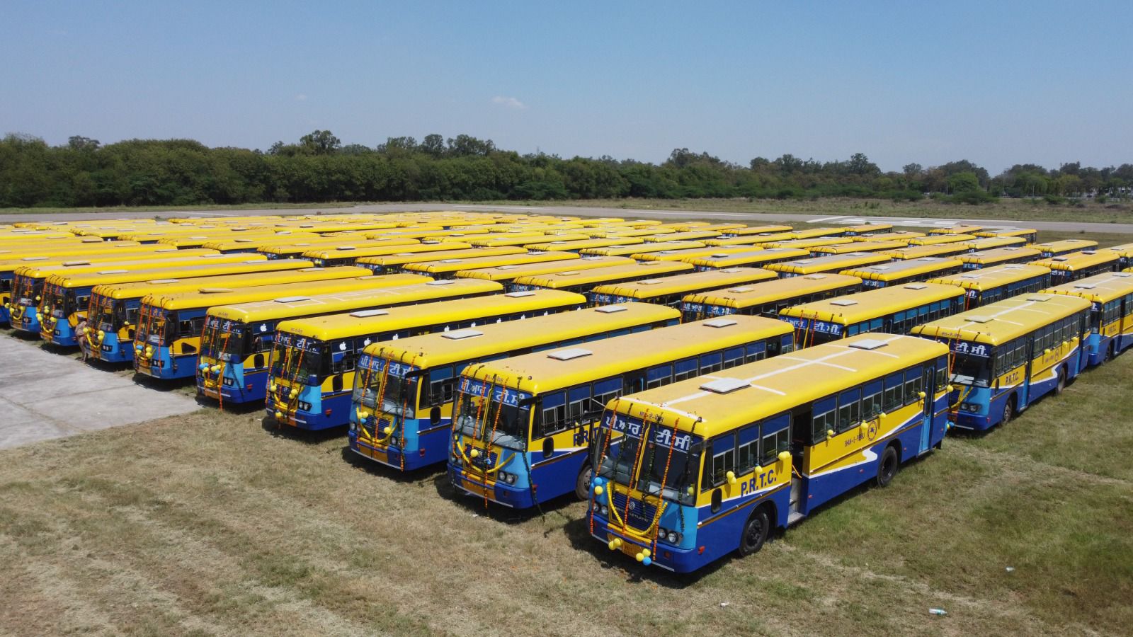 CM Bhagwant Singh Mann accelerates Punjab’s transport transformation, flags off 250 new buses for PRTC fleet