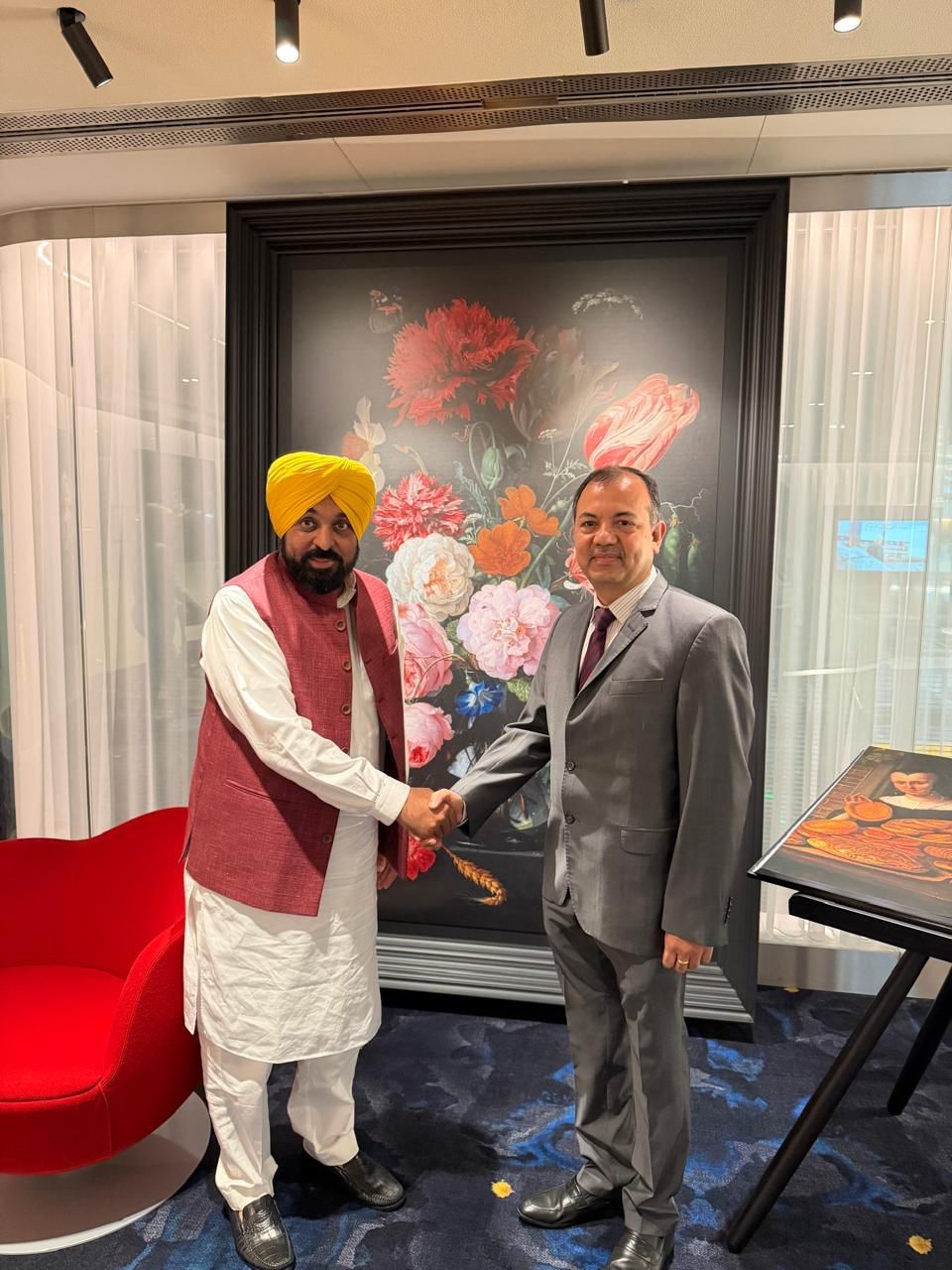 CM Bhagwant Singh Mann embarks on Netherlands visit to attract global investments, boost Punjab’s industrial growth