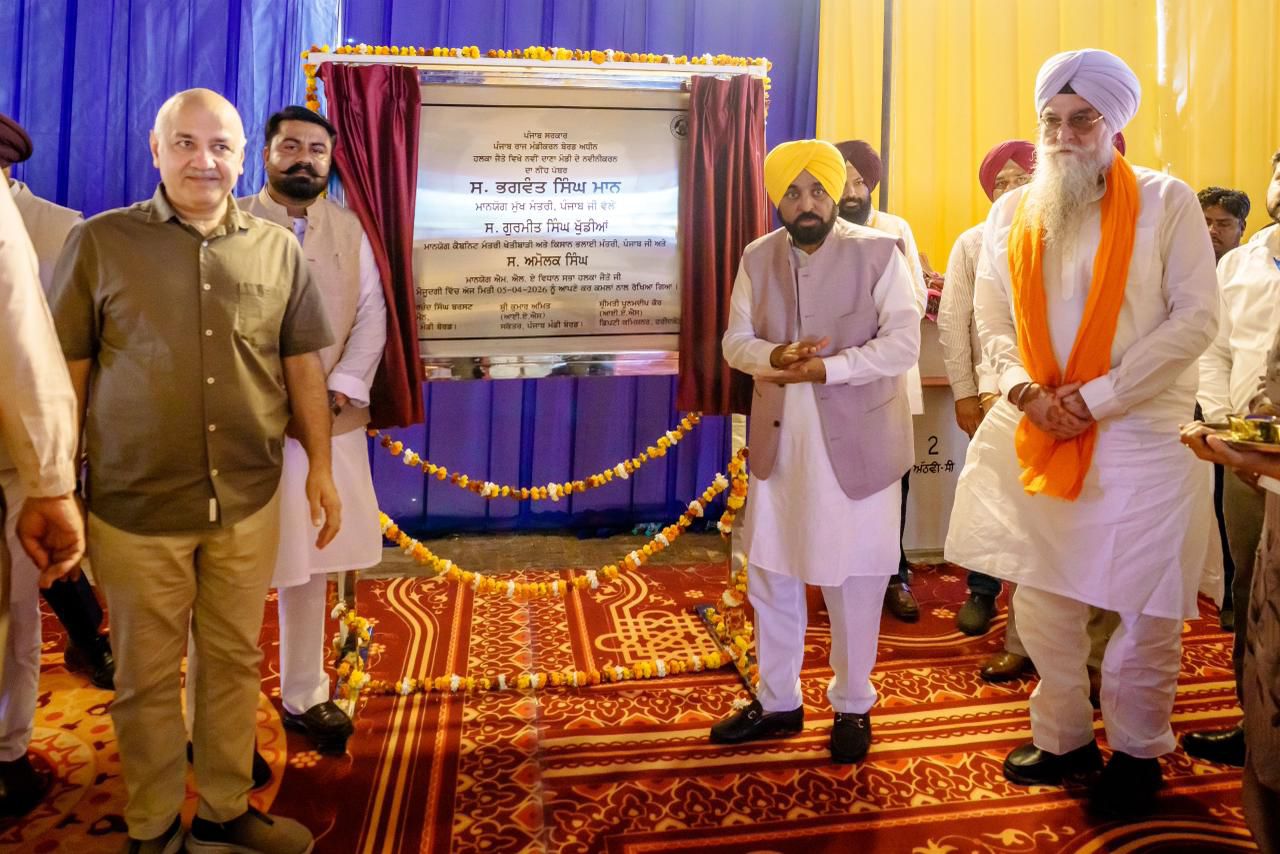 CM Bhagwant Singh Mann gifts Jaito development projects worth ₹28.68 crore