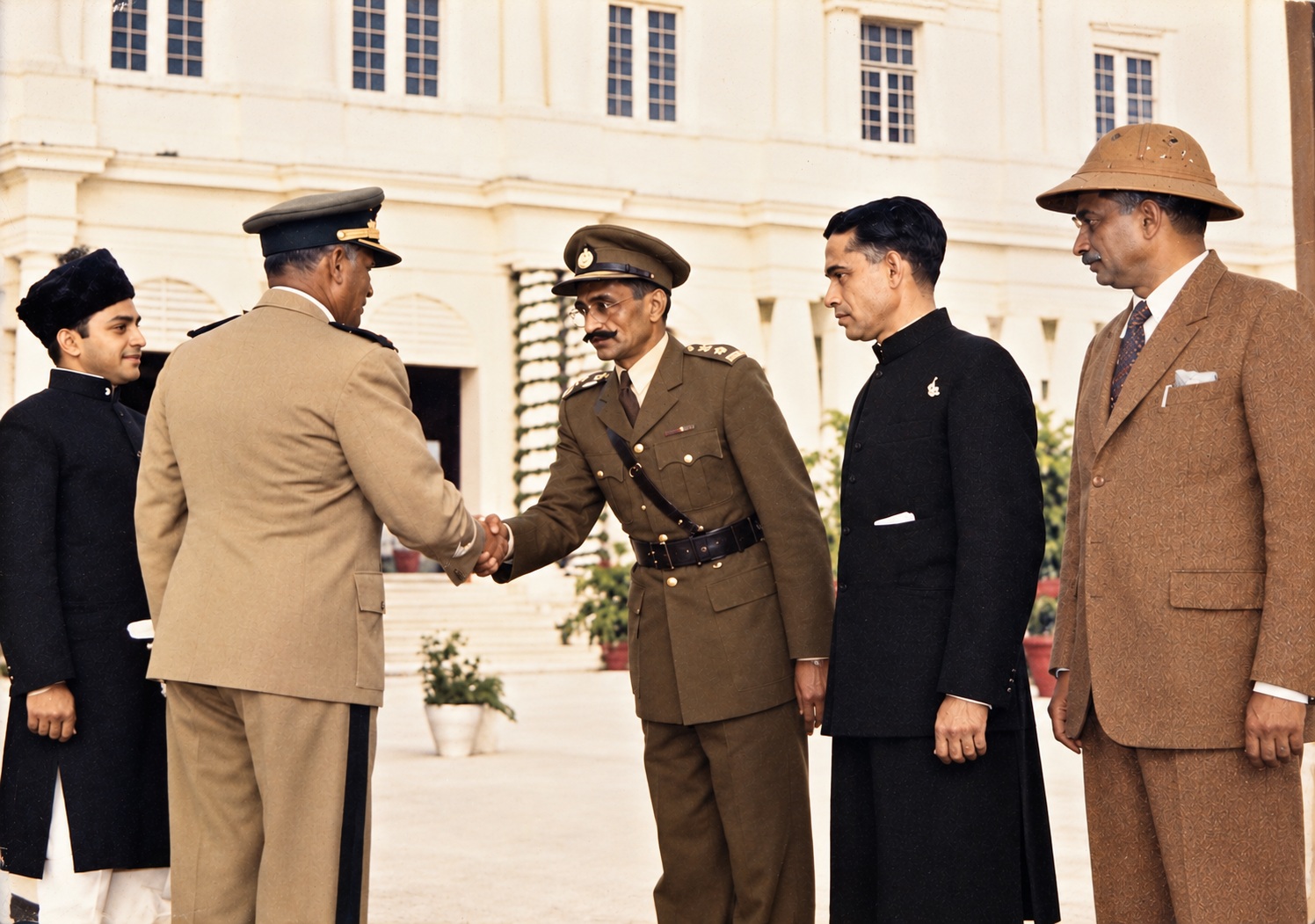 H. H. Jiwajirao Sindhiya, Marshall TiTo (President Czechoslovakia ) and Former DIG Surendra Singh.